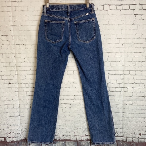 Aritza Sunday Best Jeans Size 8 90’s Bootcut Rigid Denim Elevated Basic Everyday - Picture 9 of 16